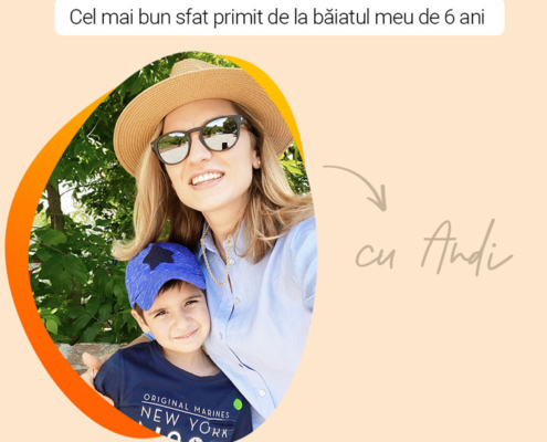 Cel mai bun sfat primit de la băiatul meu de 6 ani